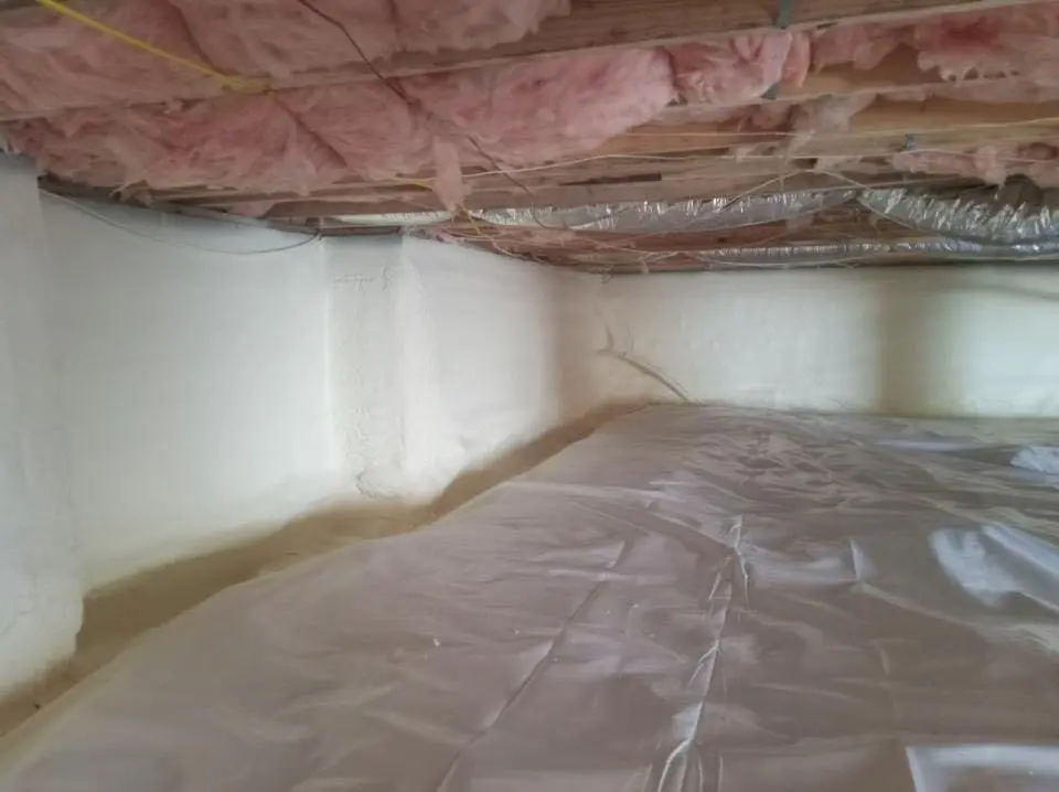 Crawl space encapsulation with closed-cell spray foam for Metal Roof Coating in Sunnyside